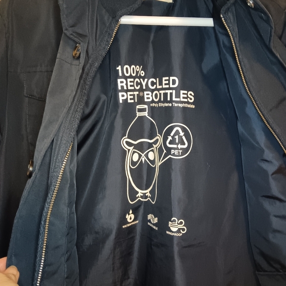 Knowledge Cotton Apparel Men's Soft Shell Long Jacket - Picture 10 of 10